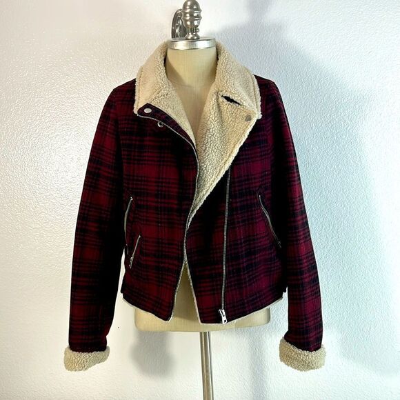 American Eagle Womens Moto Jacket Size Small - Picture 2 of 9